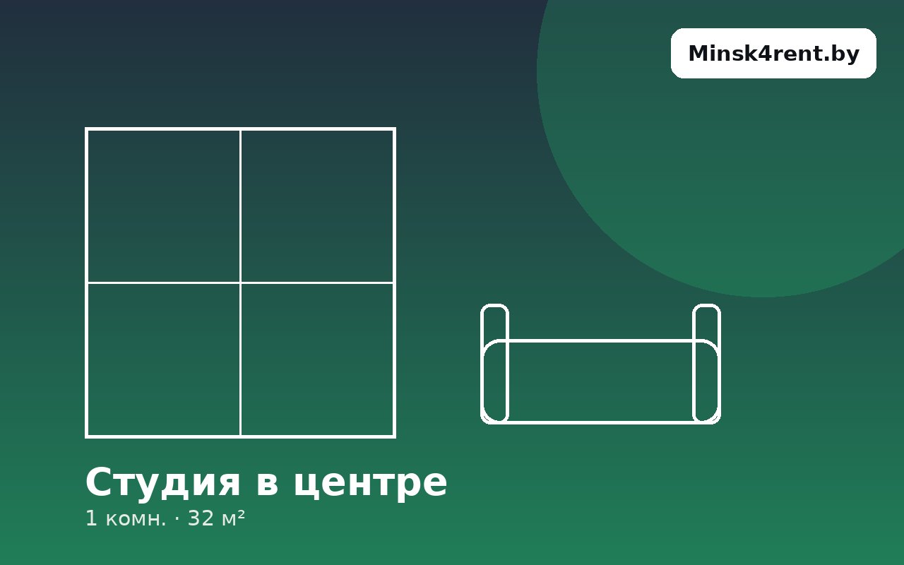 Студия в центре, ул. Независимости